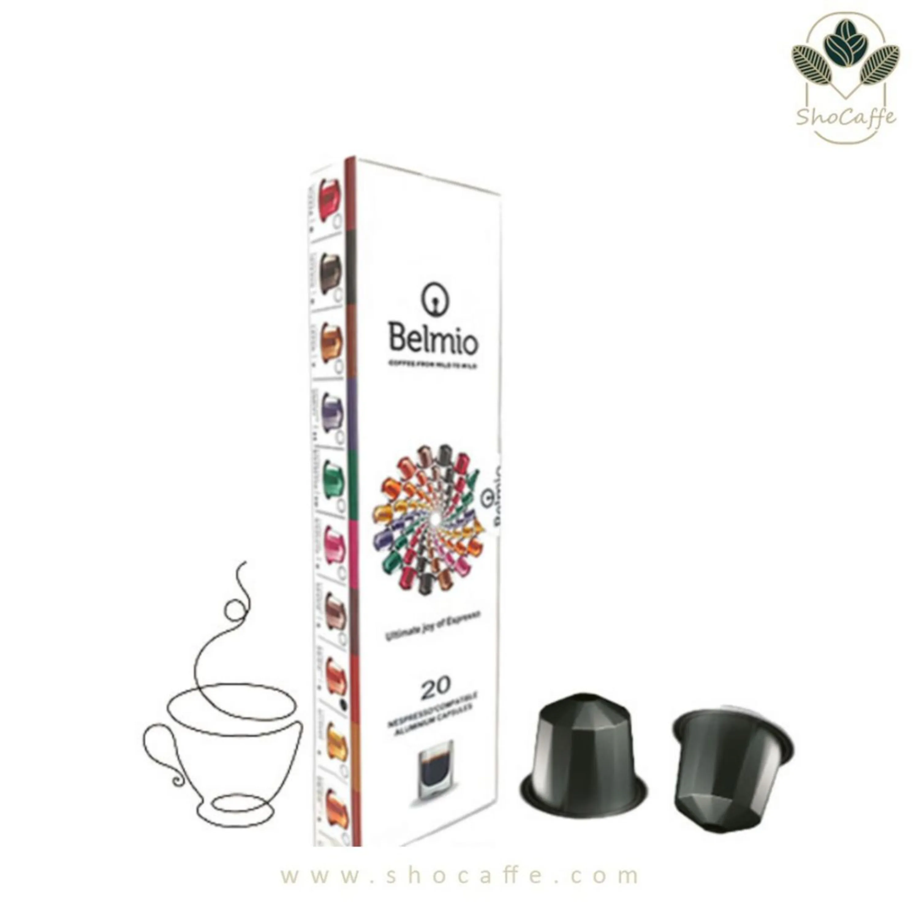 کپسول قهوه نسپرسو بلمیو اسپرسو اینتنسو Belmio Espresso Intenso کپسول قهوه نسپرسو بلمیو اسپرسو اینتنسو Belmio Espresso Intenso